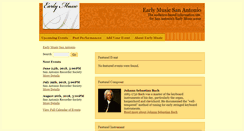 Desktop Screenshot of earlymusicsa.org