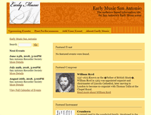 Tablet Screenshot of earlymusicsa.org
